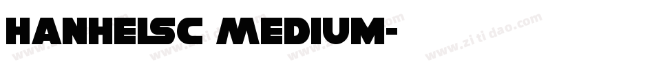 HanHeiSC Medium字体转换